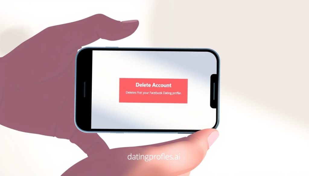 delete facebook dating account