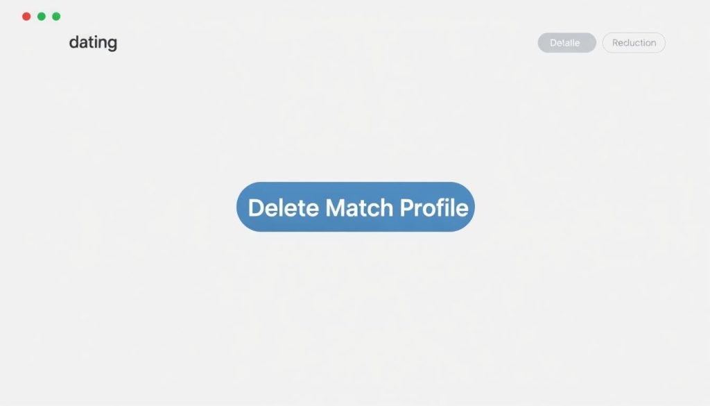 delete match profile delete match profile