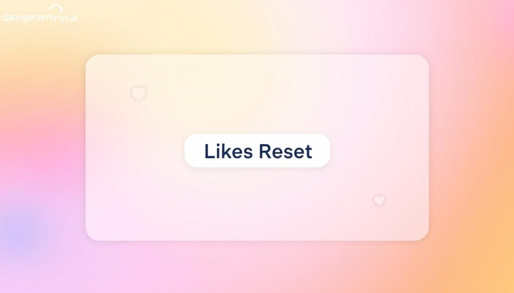 eharmony likes reset policy