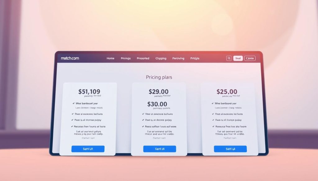Match.com pricing plans
