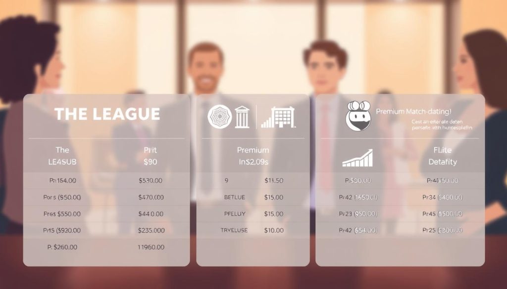The League Dating cost comparison The League Dating cost comparison