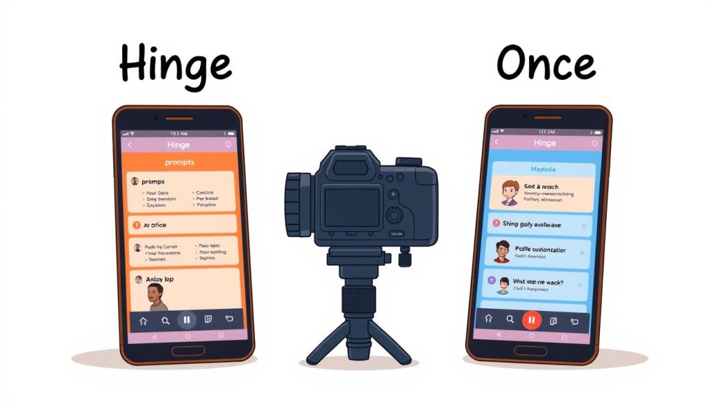 Hinge vs. Once feature comparison Hinge vs. Once feature comparison