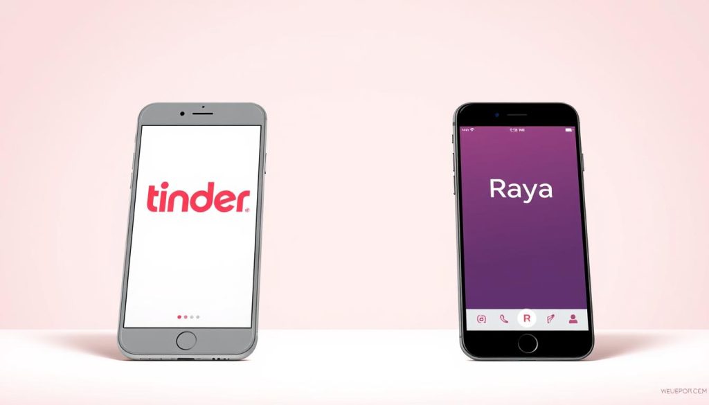 Tinder vs. Raya dating apps comparison