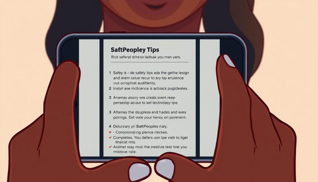 BlackPeopleMeet safety tips