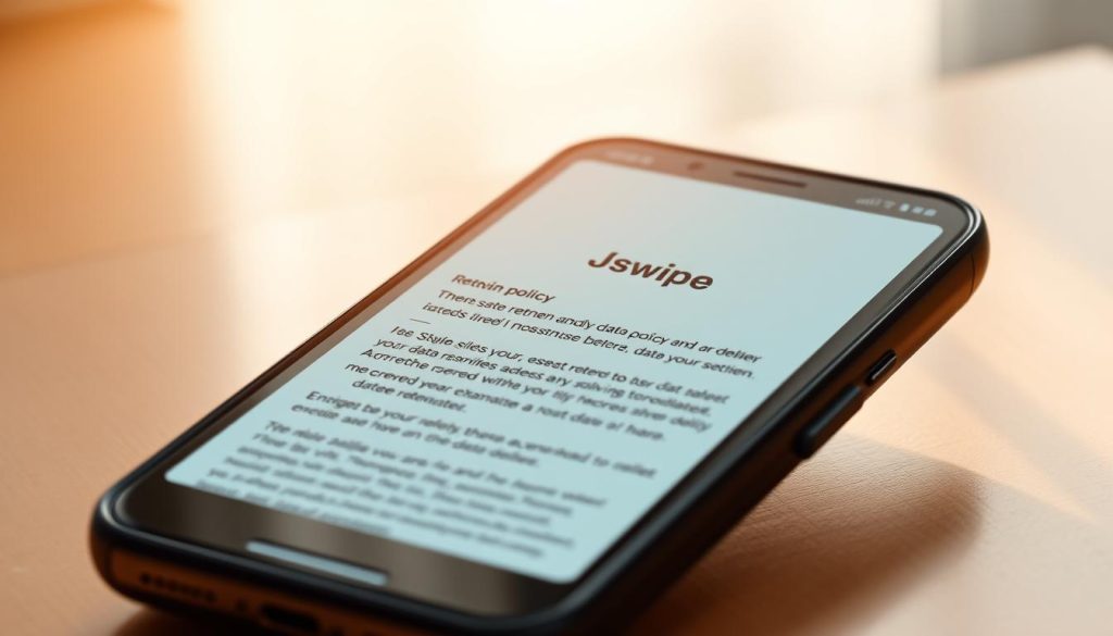 JSwipe data retention policies