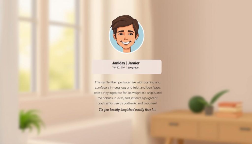 NUiT Dating profile example