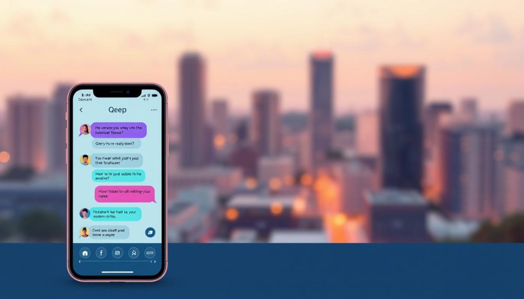 Qeep chat features Qeep chat features