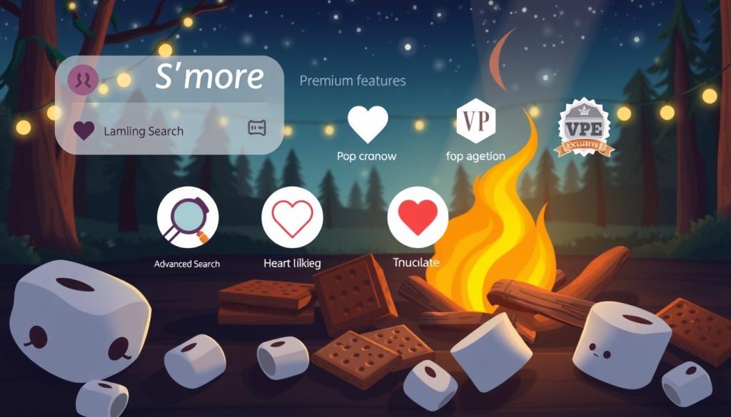 S'more premium features