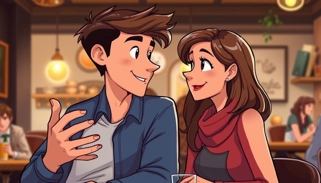 flirtatious conversation
