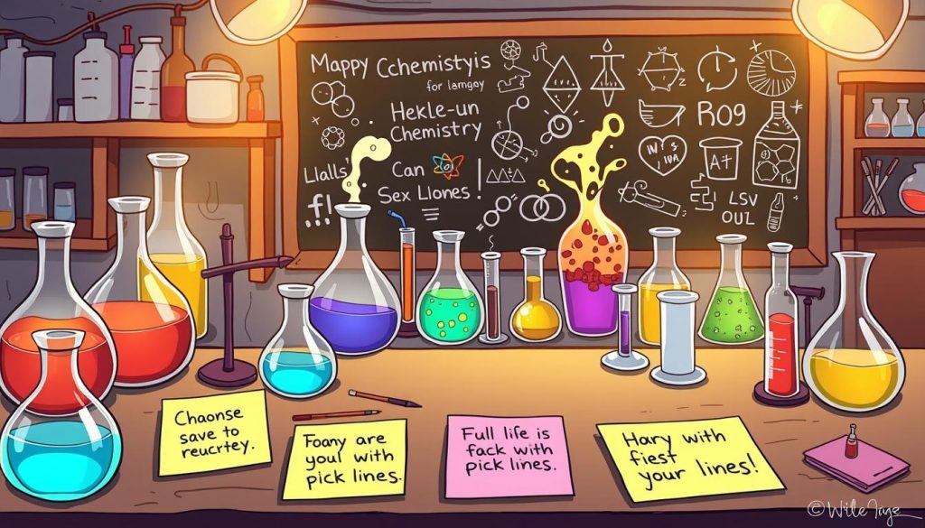 funny chemistry pick up lines