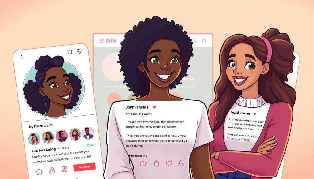 BLK dating profile examples