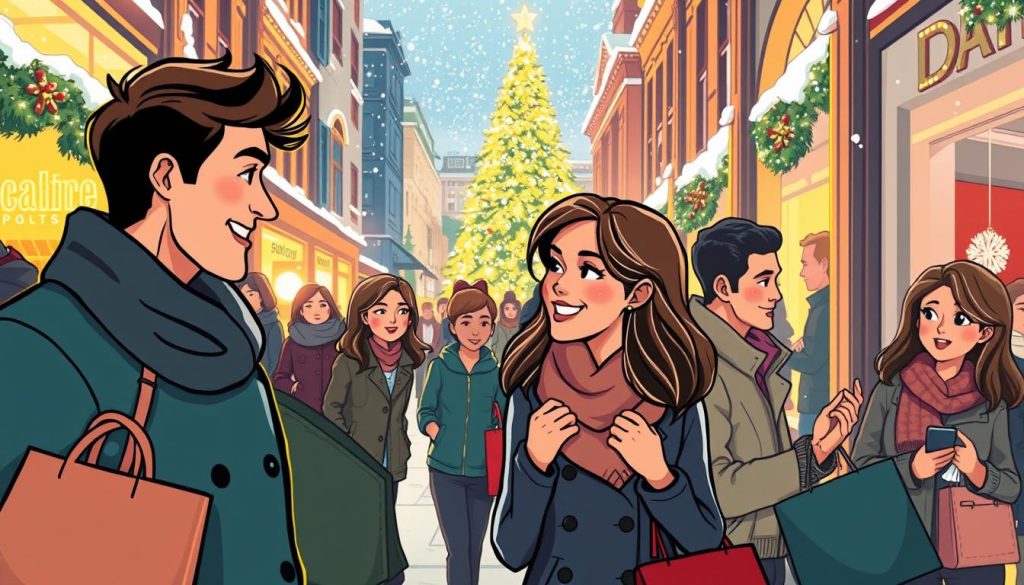 Christmas shopping pick-up lines