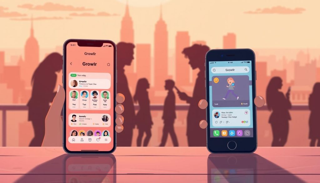 Growlr vs mainstream dating apps comparison