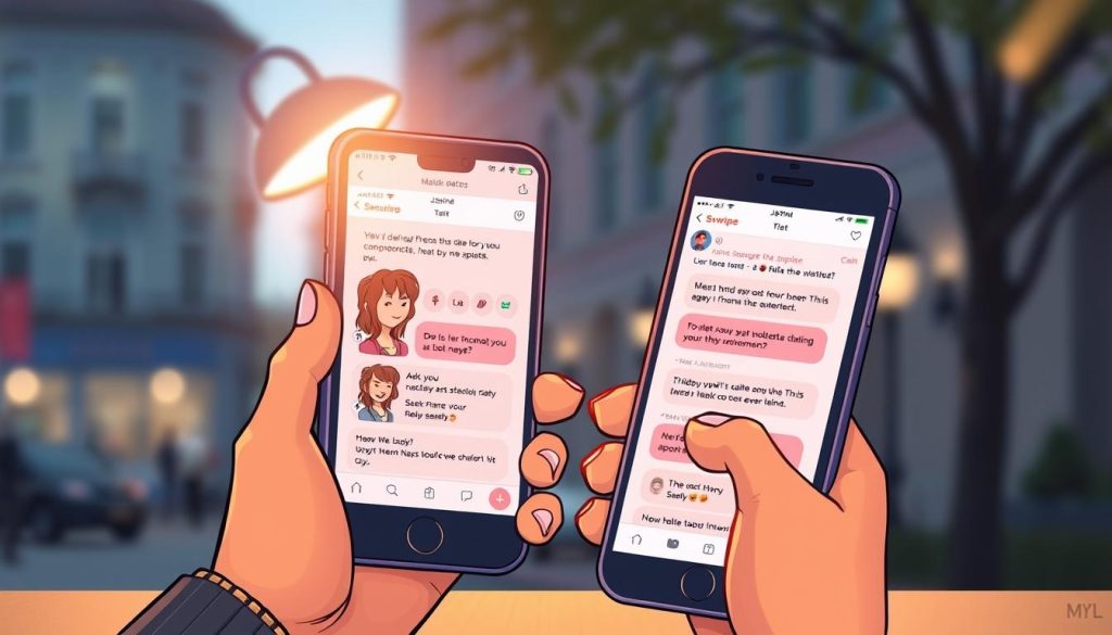 JSwipe match conversation