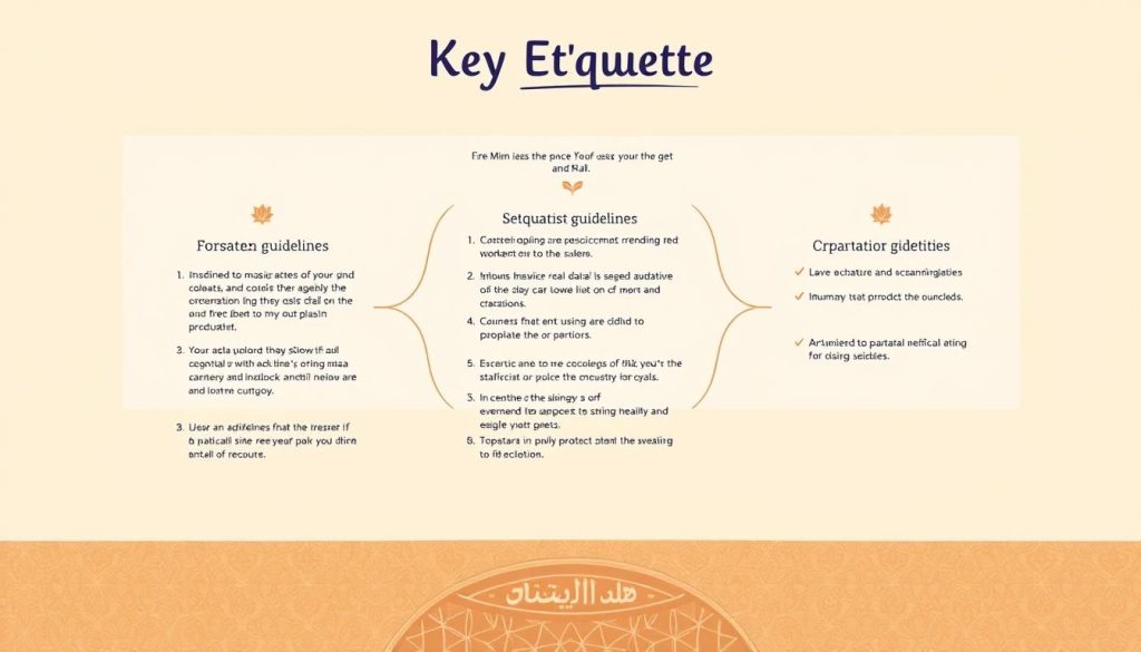 Salams etiquette guidelines