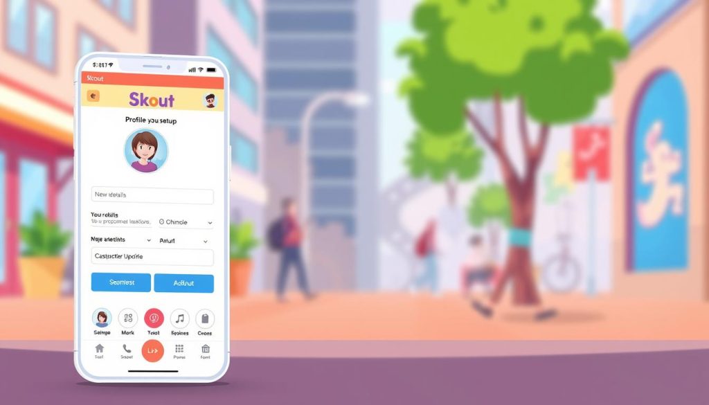 Skout profile creation example