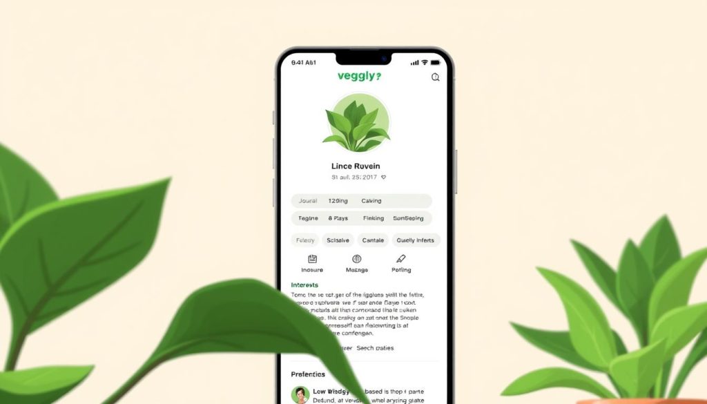 Veggly profile example
