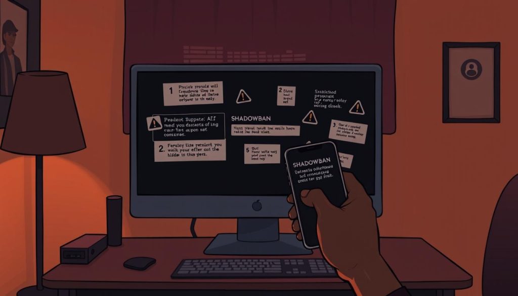 shadowban signs on BlackPeopleMeet
