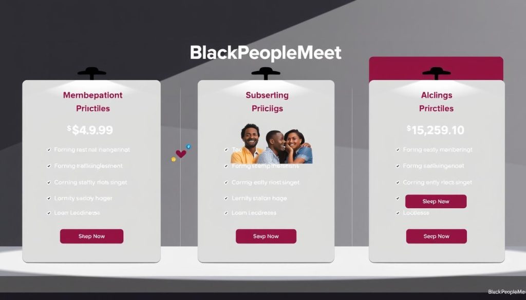 BlackPeopleMeet pricing plans