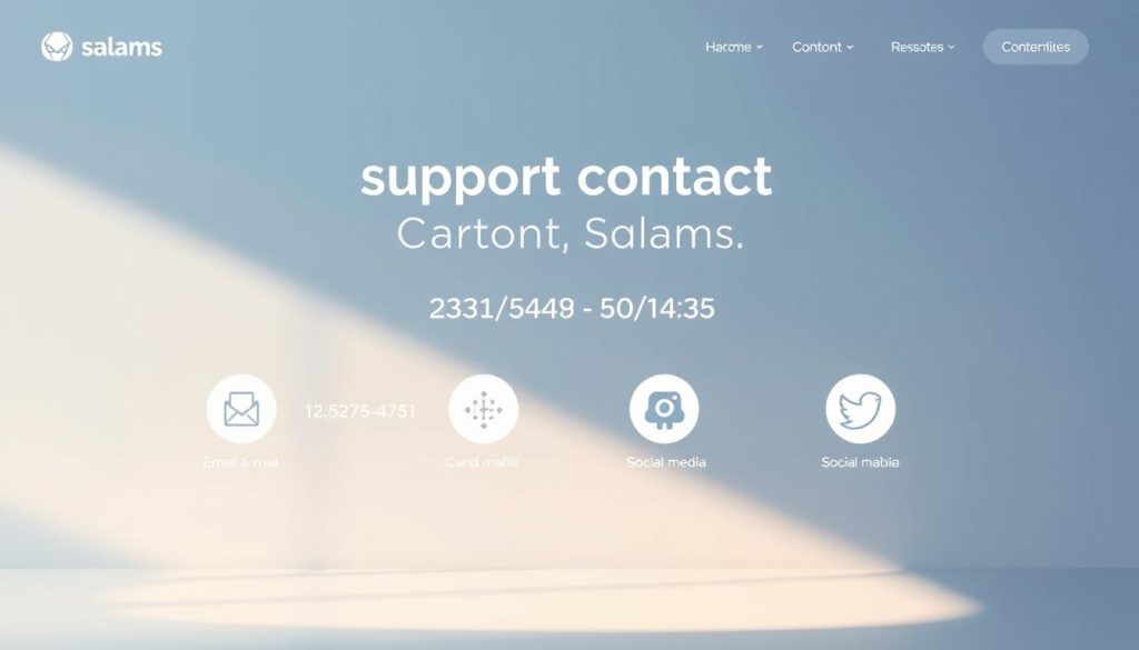 Salams support contact information Salams support contact information