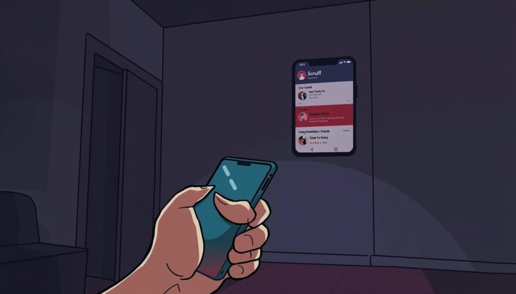 Scruff shadowban signs