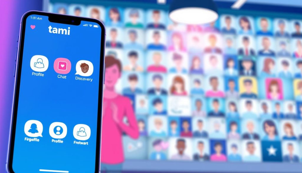 Taimi app interface