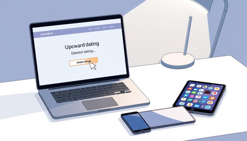 deleting Upward Dating account