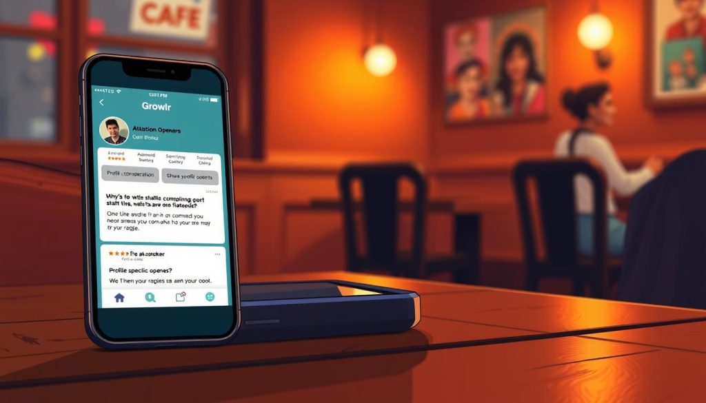 Growlr Dating profile-specific openers