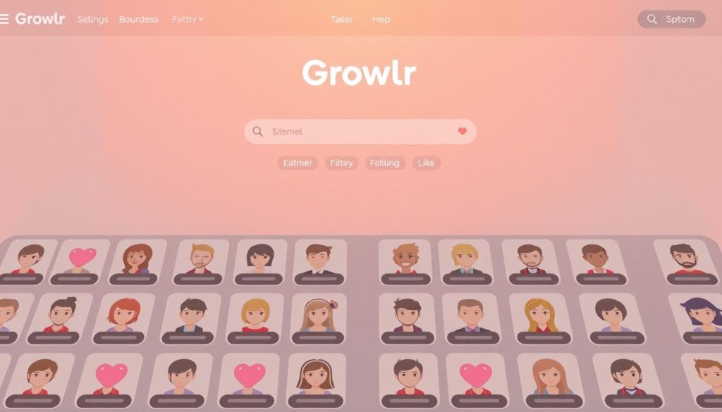 Growlr like system interface