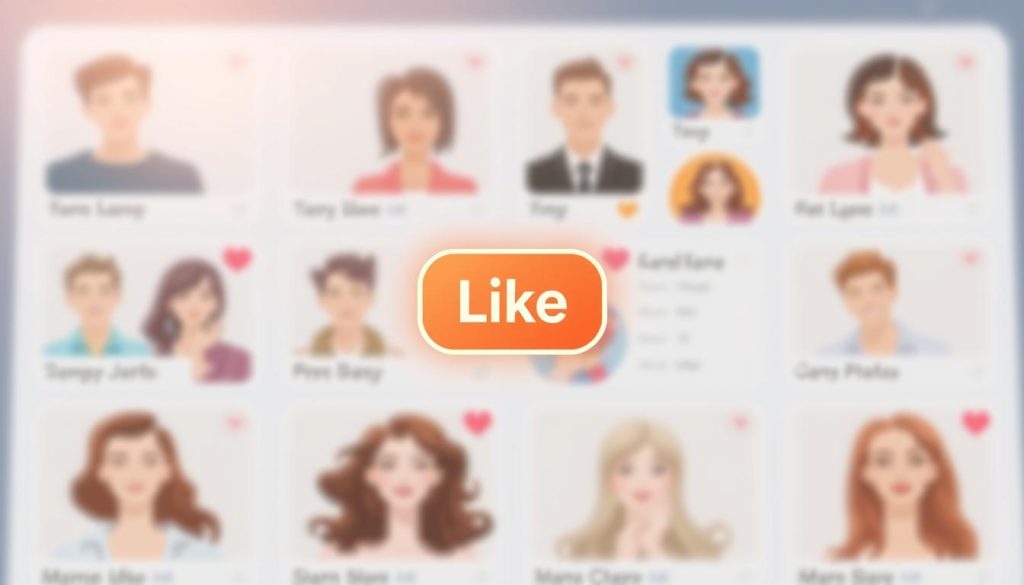 Pure Dating user interface
