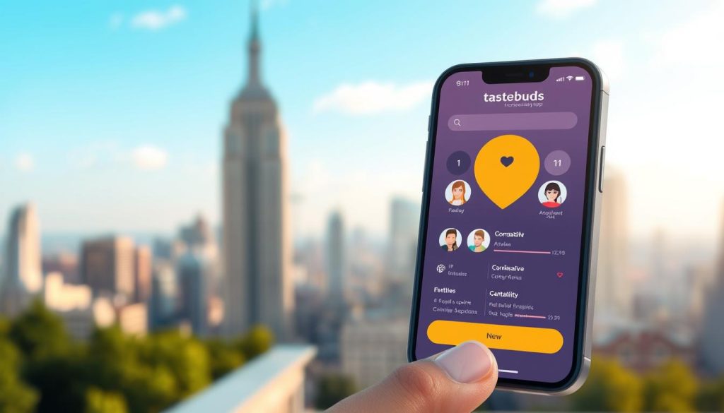 Tastebuds user interface