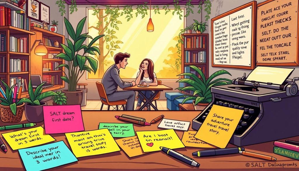 creative SALT dating prompts