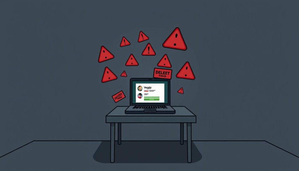 reasons to delete Veggly account reasons to delete Veggly account