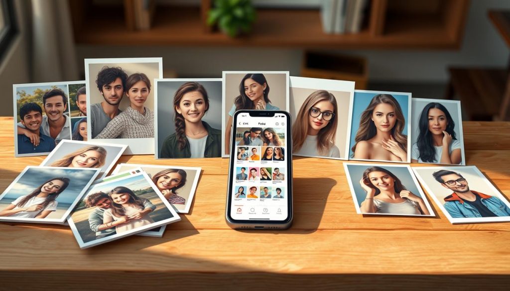 curating dating profile photos mix