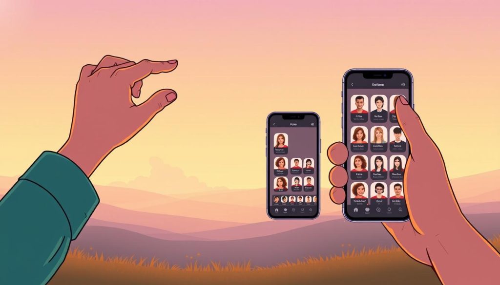 evolution of dating app interface from swiping to stacks